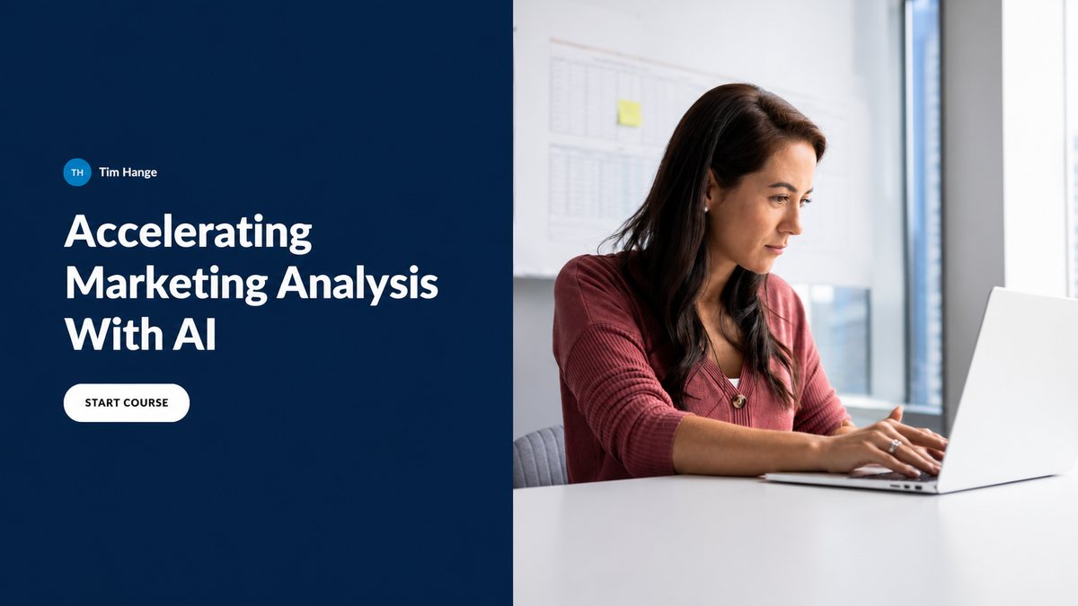 Accelerating Marketing Analysis with AI course thumbnail